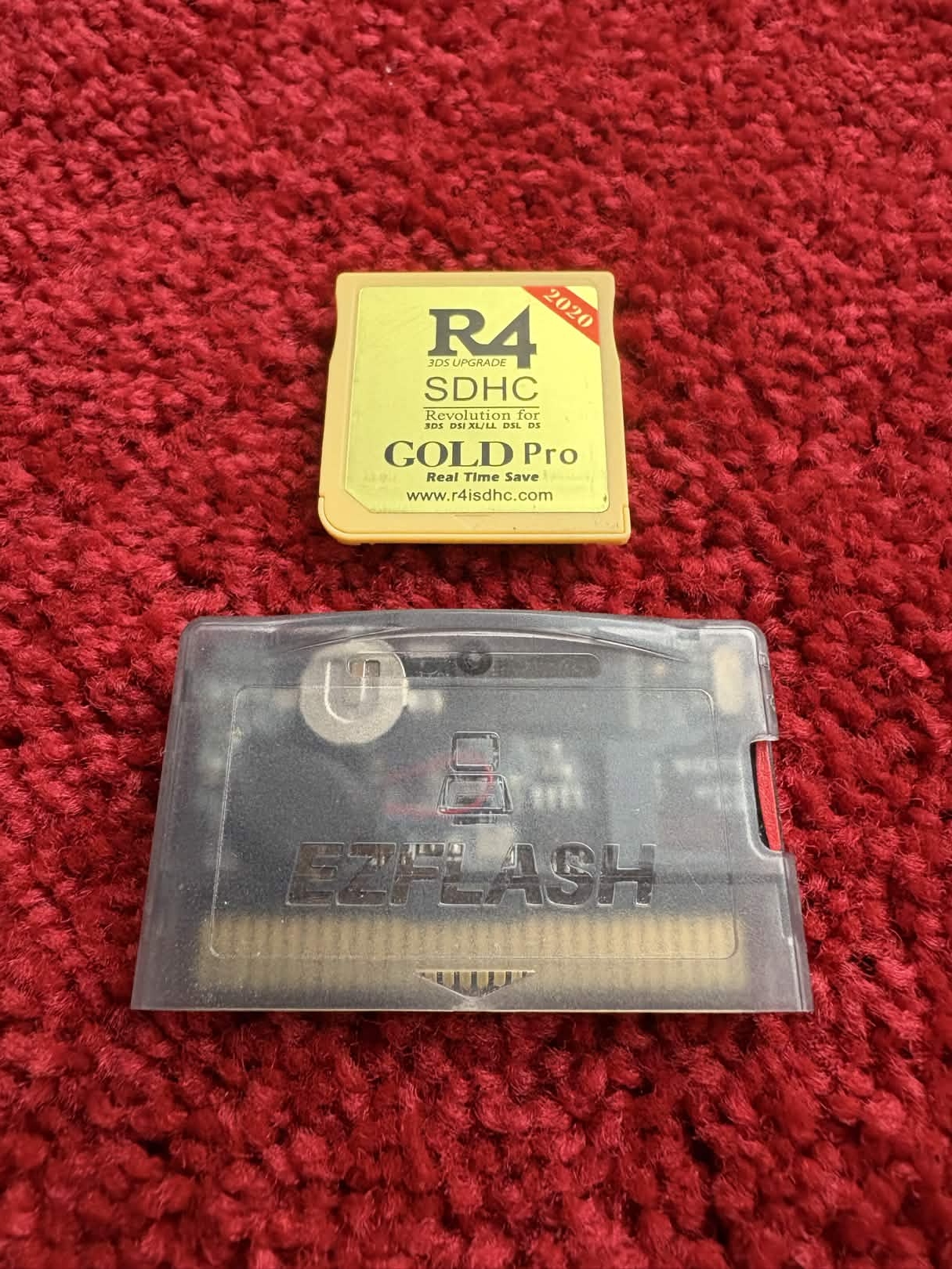 Two flash cartridges