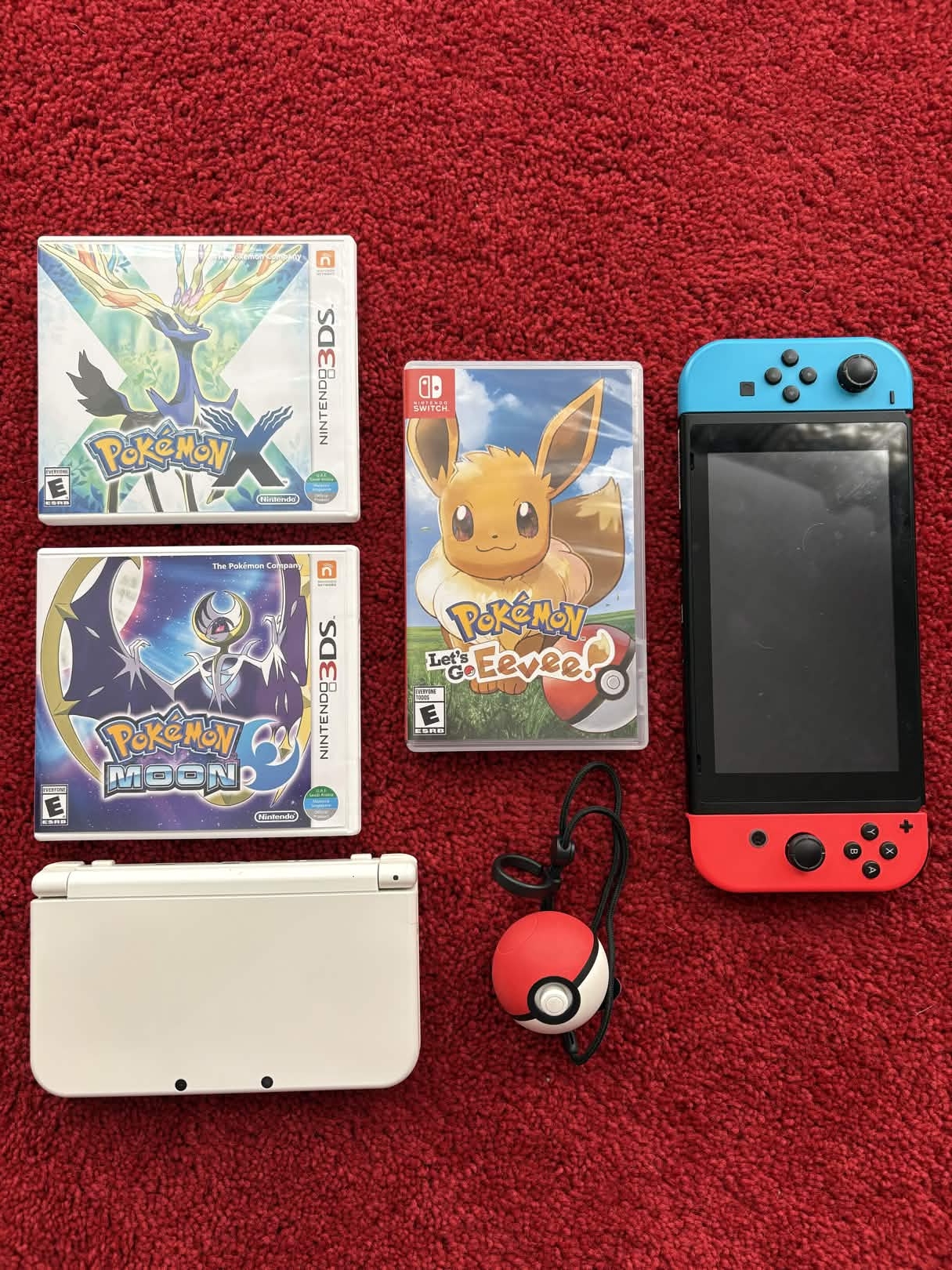 A photo of my generation six and seven games and consoles