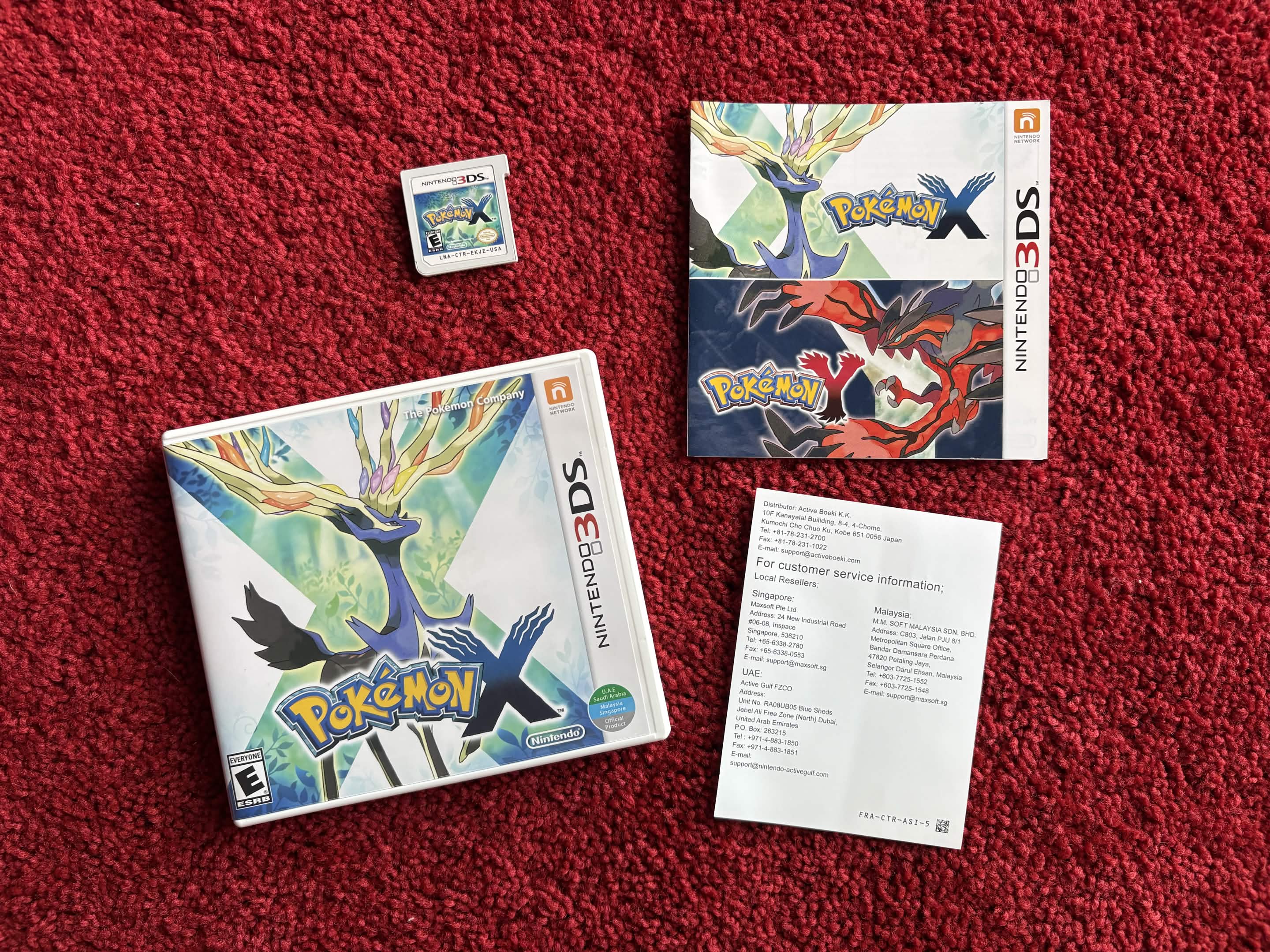 A photo of Pokémon X